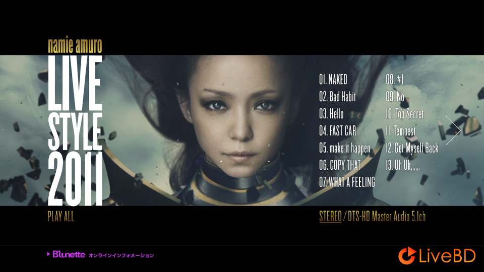 安室奈美恵 namie amuro LIVE STYLE 2011 (2011) BD蓝光原盘 30.4G_Blu-ray_BDMV_BDISO_1