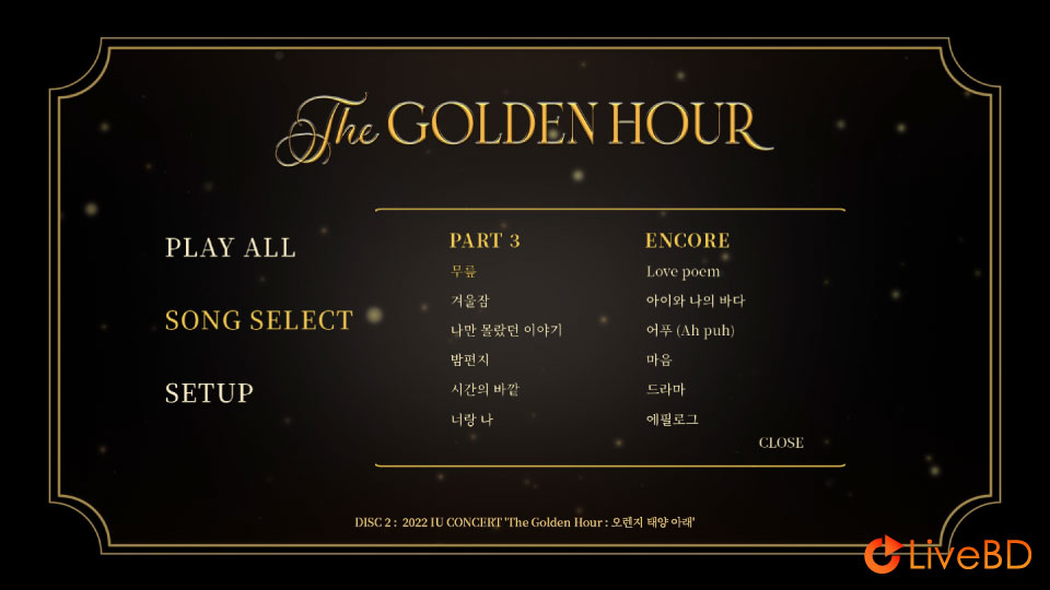 IU 李知恩 2022 IU Concert : The Golden Hour (3BD) (2023) BD蓝光原盘 78.7G_Blu-ray_BDMV_BDISO_3