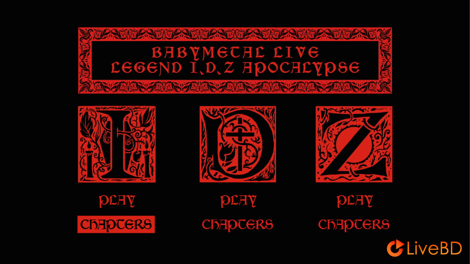 BABYMETAL LIVE～LEGEND I, D, Z APOCALYPSE～(2013) BD蓝光原盘 43.1G_Blu-ray_BDMV_BDISO_1
