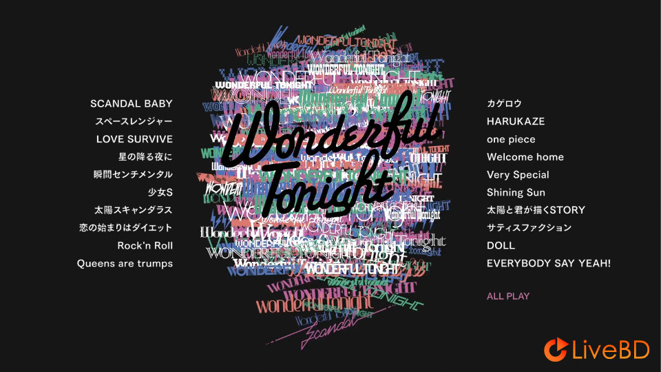 SCANDAL OSAKA-JO HALL 2013「Wonderful Tonight」(2013) BD蓝光原盘 34.7G_Blu-ray_BDMV_BDISO_1