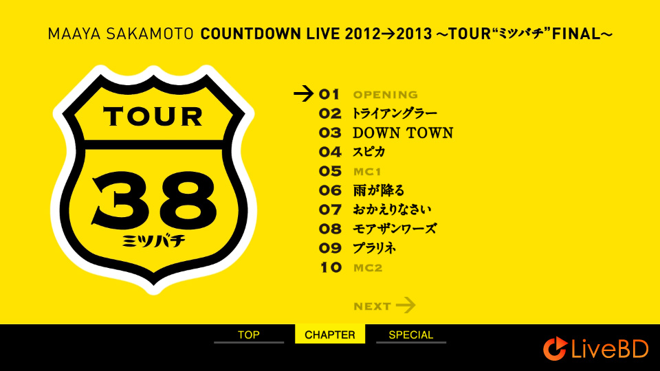 坂本真綾 COUNTDOWN LIVE 2012-2013～TOUR“ミツバチ”FINAL～(2013) BD蓝光原盘 41.5G_Blu-ray_BDMV_BDISO_1