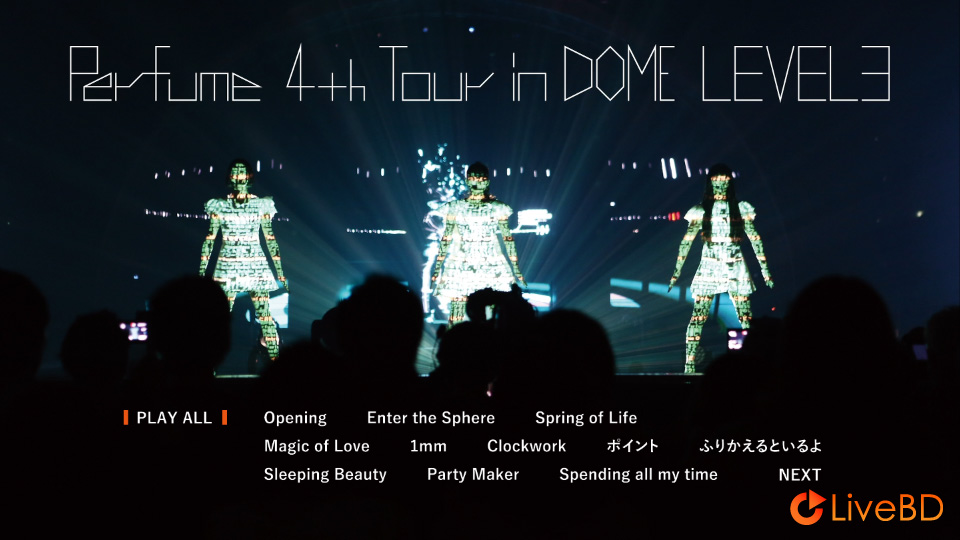 电音香水 Perfume 4th Tour in DOME「LEVEL3」[通常盤] (2014) BD蓝光原盘 38.8G_Blu-ray_BDMV_BDISO_1