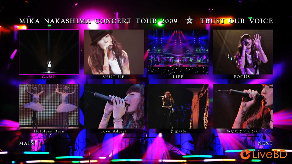 中島美嘉 MIKA NAKASHIMA CONCERT TOUR 2009 TRUST OUR VOICE (2010) BD蓝光原盘 39.4G_Blu-ray_BDMV_BDISO_2