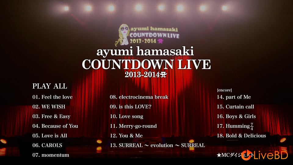 浜崎あゆみ ayumi hamasaki COUNTDOWN LIVE 2013-2014 A (2014) BD蓝光原盘 35.6G_Blu-ray_BDMV_BDISO_1