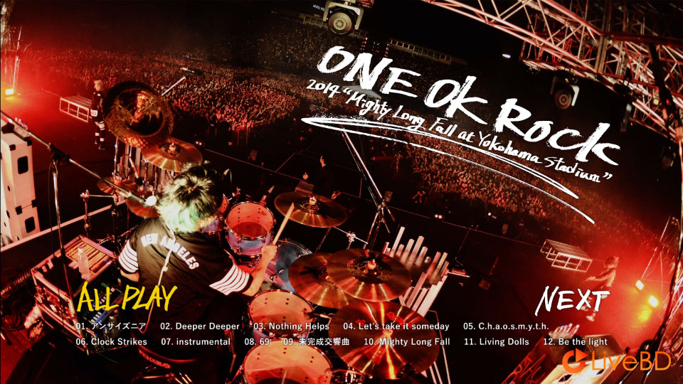ONE OK ROCK 2014 Mighty Long Fall at Yokohama Stadium (2015) BD蓝光原盘 38.9G_Blu-ray_BDMV_BDISO_1