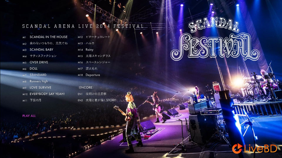 SCANDAL ARENA LIVE 2014「FESTIVAL」(2015) BD蓝光原盘 21.8G_Blu-ray_BDMV_BDISO_1