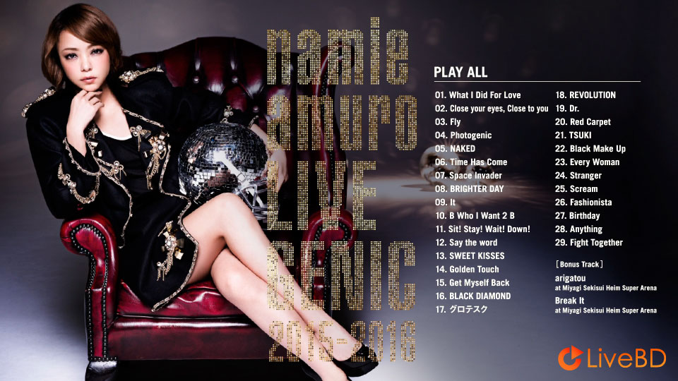 安室奈美恵 namie amuro LIVEGENIC 2015-2016 (2016) BD蓝光原盘 31.3G_Blu-ray_BDMV_BDISO_1