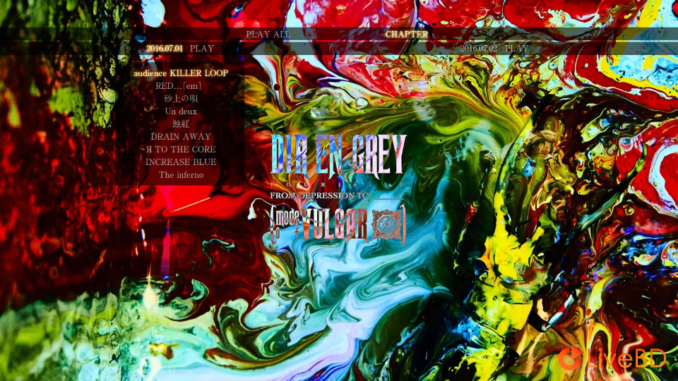 DIR EN GREY TOUR16-17 FROM DEPRESSION TO ________ [mode of VULGAR] (2017) BD蓝光原盘 20.8G_Blu-ray_BDMV_BDISO_1