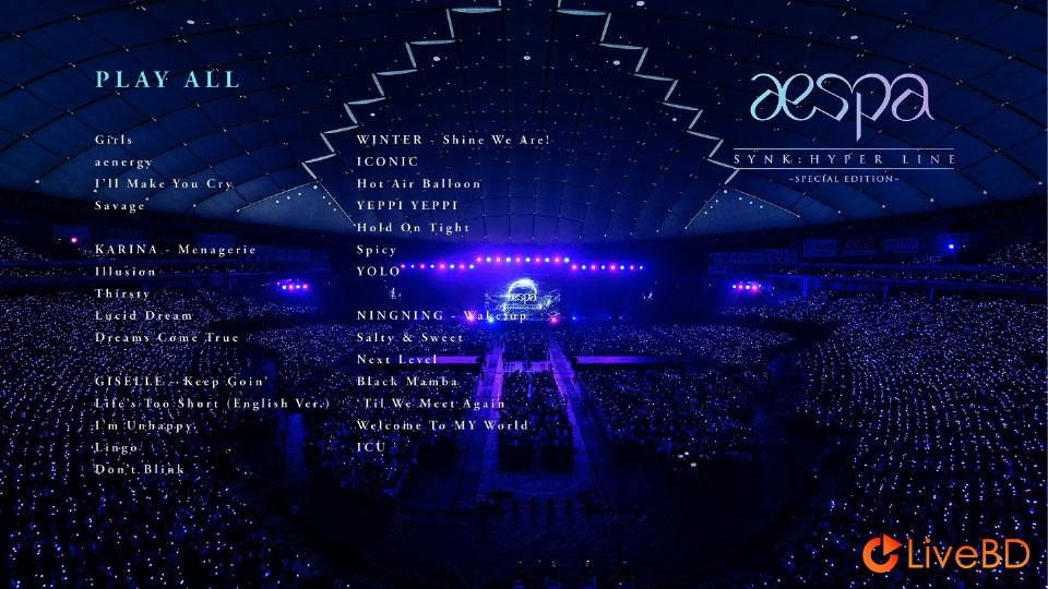 aespa LIVE TOUR 2023 SYNK : HYPER LINE in JAPAN -Special Edition- (2BD) (2023) BD蓝光原盘 89.2G_Blu-ray_BDMV_BDISO_1