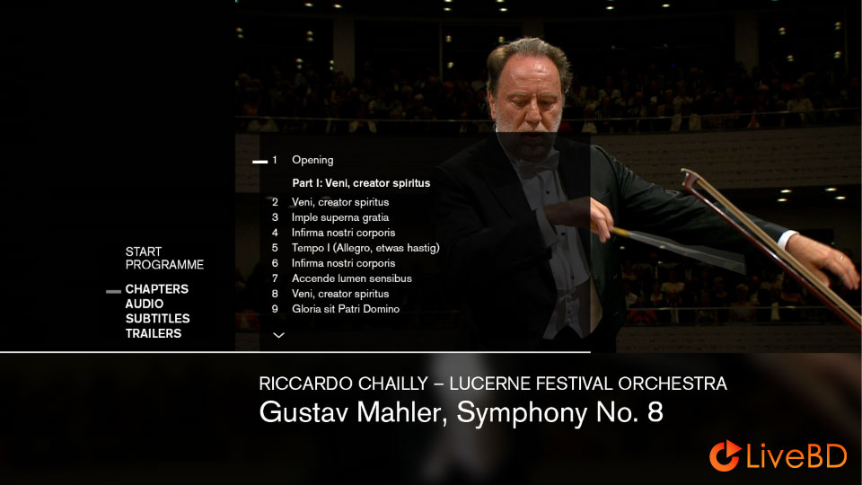 Riccardo Chailly & Lucerne Festival Orchestra – Mahler Symphony No. 8 (2017) BD蓝光原盘 23.1G_Blu-ray_BDMV_BDISO_1