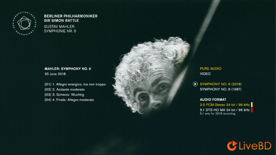 Simon Rattle & Berliner Philharmoniker – Simon Rattle′s Farewell with Mahler′s Sixth (2018) BD蓝光原盘 39.5G_Blu-ray_BDMV_BDISO_1