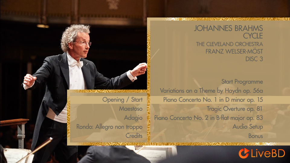 Franz Welser-Most & Yefim Bronfman – Johannes Brahms Piano Concerto No. 1 & 2 (2018) BD蓝光原盘 36.3G_Blu-ray_BDMV_BDISO_1