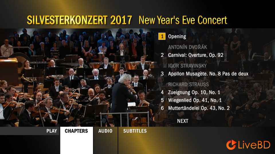 New Year′s Eve Concert 2017 / Silvesterkonzert 2017 (2018) BD蓝光原盘 26.6G_Blu-ray_BDMV_BDISO_1