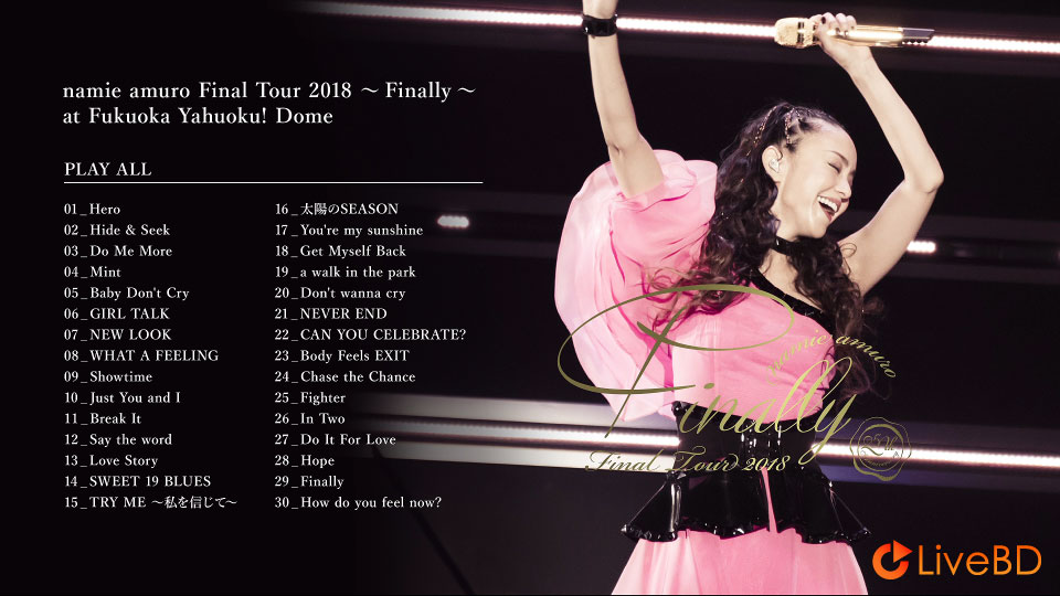 安室奈美恵 namie amuro Final Tour 2018～Finally～[初回生産限定盤Blu-ray7枚組] (7BD) (2018) BD蓝光原盘 282.5G_Blu-ray_BDMV_BDISO_11