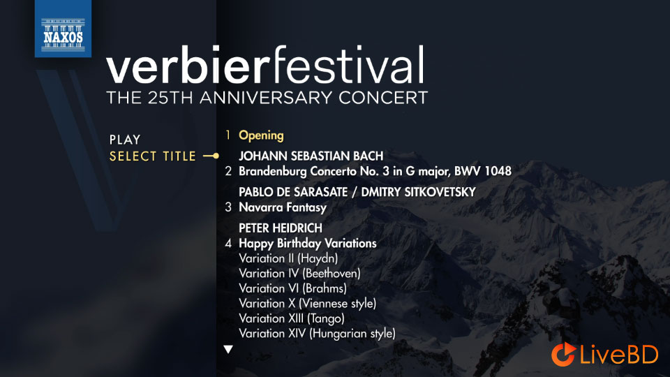 VA – Verbier Festival The 25th Anniversary Concert (2019) BD蓝光原盘 31.2G_Blu-ray_BDMV_BDISO_1