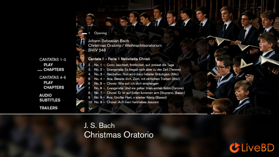Gotthold Schwarz & Thomanerchor Leipzig, Gewandhausorchester – J. S. Bach Christmas Oratorio (2019) BD蓝光原盘 42.1G_Blu-ray_BDMV_BDISO_1