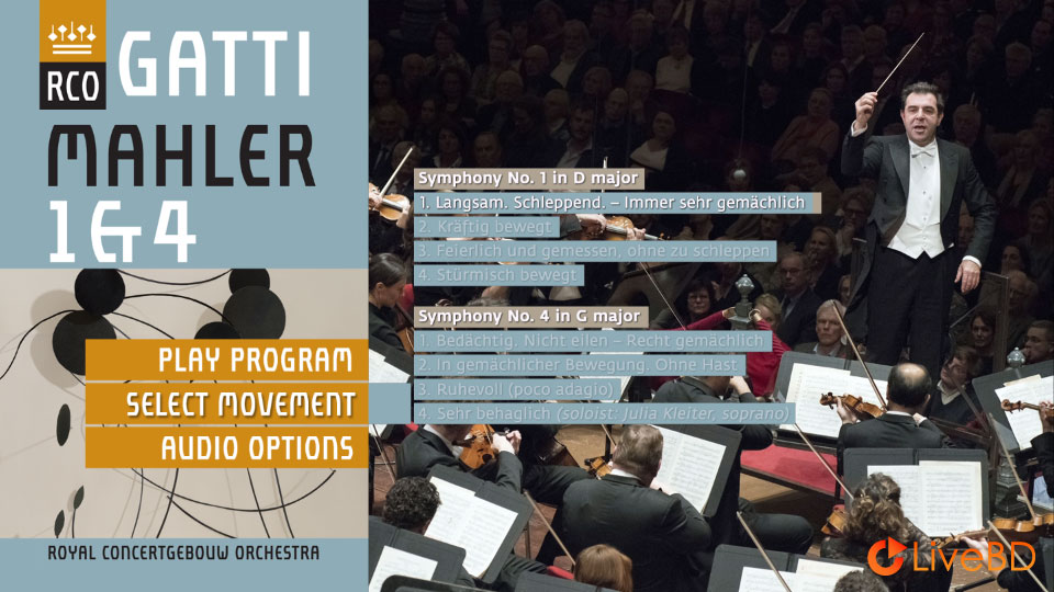 Daniele Gatti & Royal Concertgebouw Orchestra – Mahler Symphonies Nos. 1-4 (2019) BD蓝光原盘 22.6G_Blu-ray_BDMV_BDISO_1