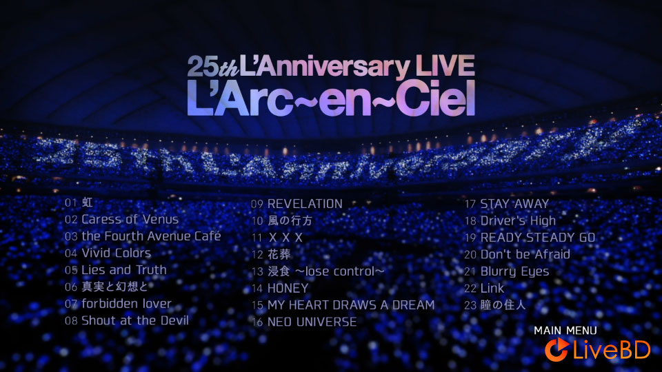 L′Arc～en～Ciel 25th L′Anniversary LIVE [初回生産限定盤] (2BD) (2019) BD蓝光原盘 50.2G_Blu-ray_BDMV_BDISO_1