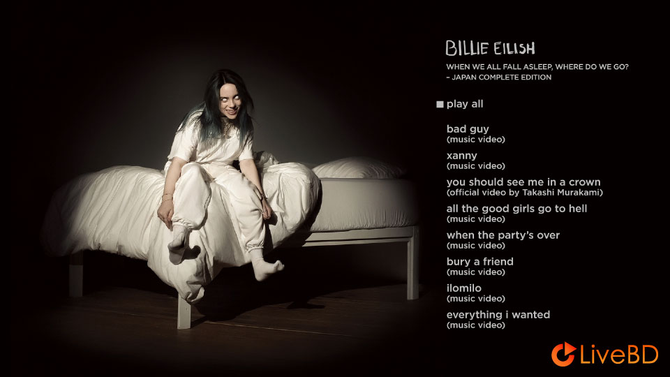 Billie Eilish – When We All Fall Asleep, Where Do We Go (Japan Complete Edition) (2020) BD蓝光原盘 7.9G_Blu-ray_BDMV_BDISO_1