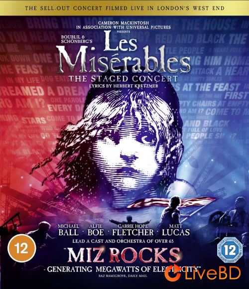 Les Misérables The Staged Concert (Claude-Michel Schonberg & Alain Boublil) (2020) BD蓝光原盘 42.4G_Blu-ray_BDMV_BDISO_