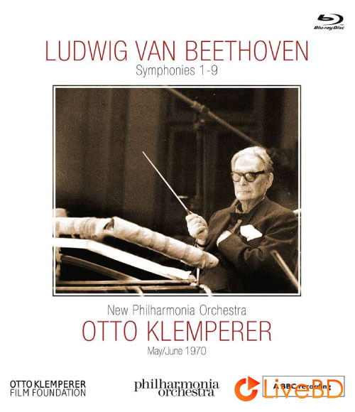 Otto Klemperer & New Philharmonia Orchestra – Beethoven Symphonies 1-9 (5BD) (2020) BD蓝光原盘 99.3G_Blu-ray_BDMV_BDISO_