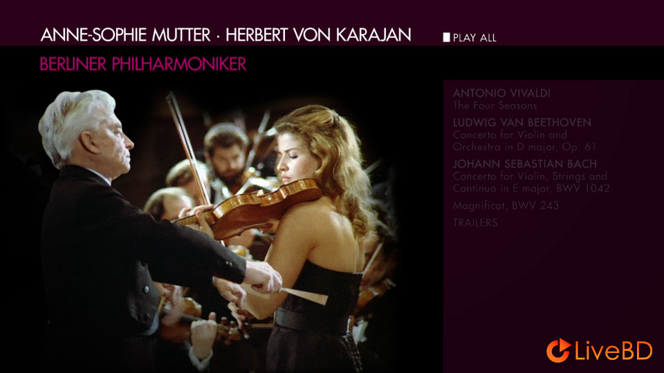 Anne-Sophie Mutter & Herbert von Karajan – Vivaldi, Beethoven & Bach (2020) BD蓝光原盘 44.4G_Blu-ray_BDMV_BDISO_1