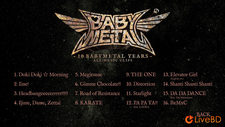 BABYMETAL 10 BABYMETAL YEARS [初回限定盤A] (2020) BD蓝光原盘 20.9G_Blu-ray_BDMV_BDISO_1