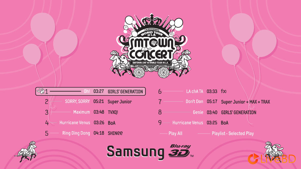 Samsung SMTOWN LIVE ′10 World Tour In L.A. 3D (2010) BD蓝光原盘 12.5G_Blu-ray_BDMV_BDISO_1
