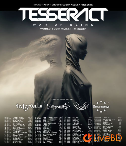 Tesseract – War of Being (2023) BD蓝光原盘 23.1G_Blu-ray_BDMV_BDISO_
