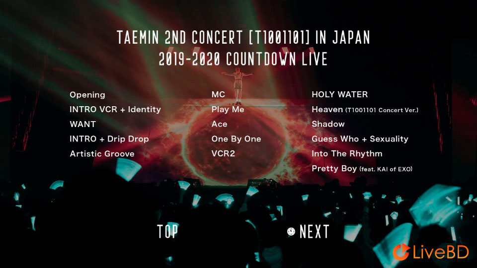 TAEMIN 泰民 2ND CONCERT T1001101 in JAPAN 2019-2020 COUNTDOWN LIVE (2020) BD蓝光原盘 42.3G_Blu-ray_BDMV_BDISO_1