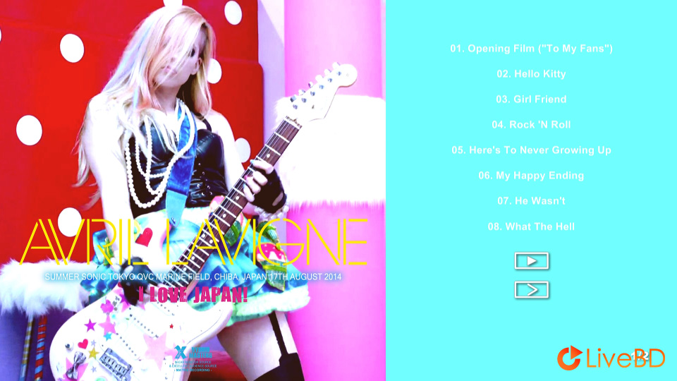Avril Lavigne – Summer Sonic Tokyo (2014) BD蓝光原盘 14.5G_Blu-ray_BDMV_BDISO_1