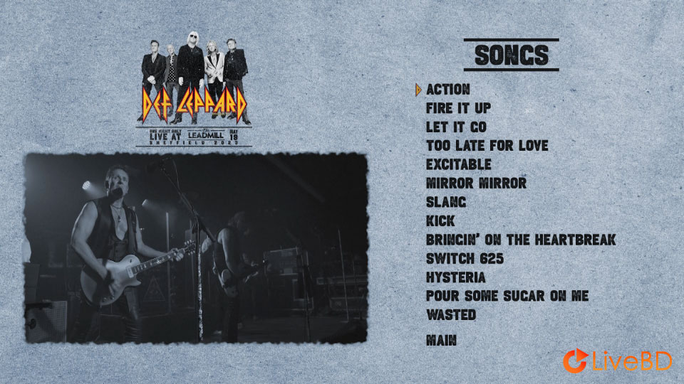 Def Leppard – One Night Only : Live At The Leadmill Sheffield 2023 (2024) BD蓝光原盘 13.7G_Blu-ray_BDMV_BDISO_1