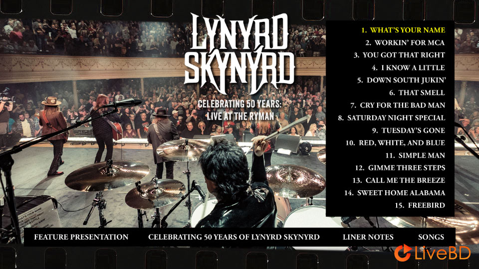 Lynyrd Skynyrd – Celebrating 50 Years Live At The Ryman (2025) BD蓝光原盘 33.1G_Blu-ray_BDMV_BDISO_1