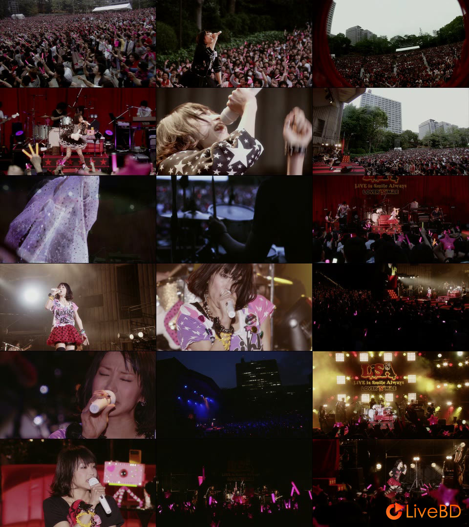 织部里沙 LiSA LiVE is Smile Always～LOVER“S”MiLE～in日比谷野外大音楽堂 (2012) BD蓝光原盘 37.4G_Blu-ray_BDMV_BDISO_2