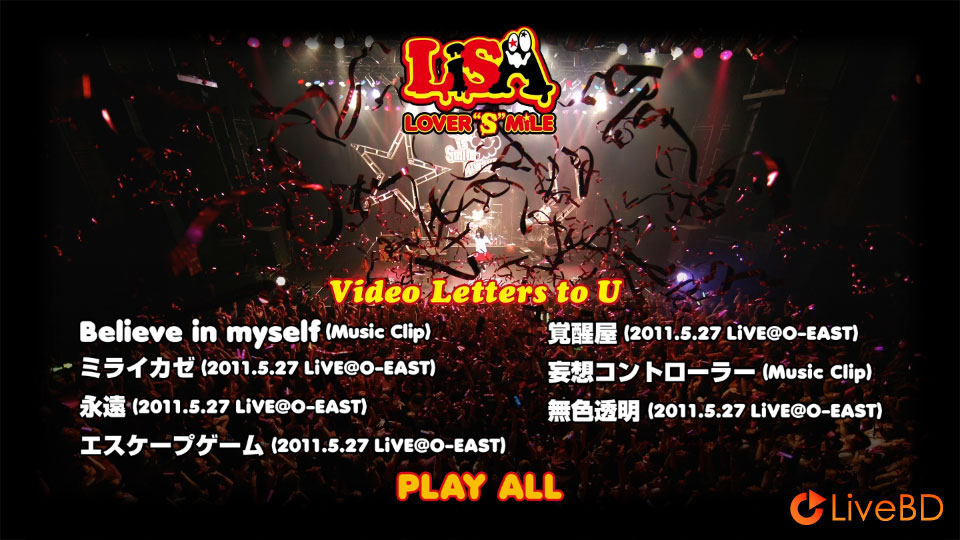 织部里沙 LiSA LOVER“S”MiLE [初回限定盤A] (2012) BD蓝光原盘 10.1G_Blu-ray_BDMV_BDISO_1