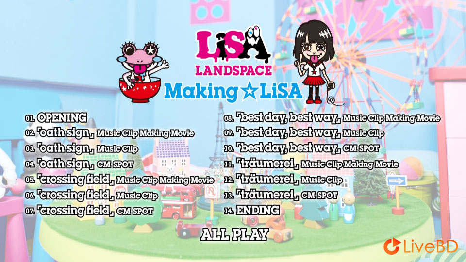 织部里沙 LiSA LANDSPACE [初回生産限定盤] (2013) BD蓝光原盘 14.5G_Blu-ray_BDMV_BDISO_1