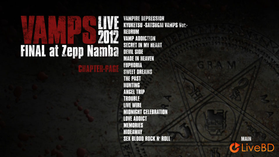 VAMPS LIVE 2012 [初回限定盤] (2013) BD蓝光原盘 41.4G_Blu-ray_BDMV_BDISO_1