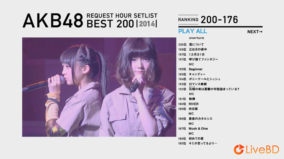 AKB48 リクエストアワーセットリストベスト200 2014 (200~101ver.) (5BD) (2014) BD蓝光原盘 178.5G_Blu-ray_BDMV_BDISO_1 AKB48 リクエストアワーセットリストベスト200 2014 (200~101ver.) (5BD) (2014) BD蓝光原盘 178.5G_Blu-ray_BDMV_BDISO_1