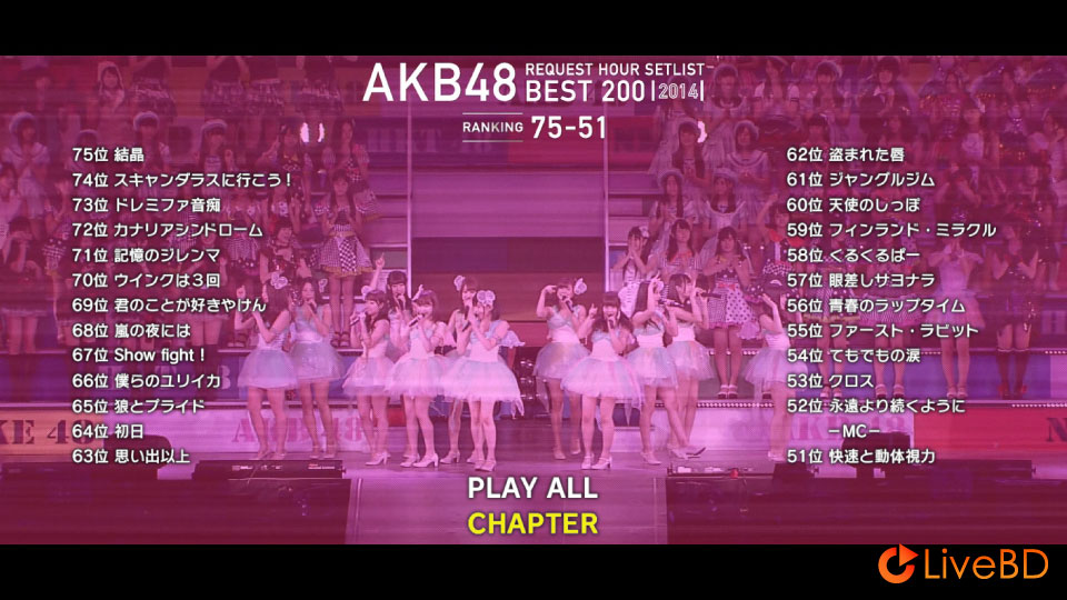 AKB48 リクエストアワーセットリストベスト200 2014 (100~1ver.) (5BD) (2014) BD蓝光原盘 141.1G_Blu-ray_BDMV_BDISO_3 AKB48 リクエストアワーセットリストベスト200 2014 (100~1ver.) (5BD) (2014) BD蓝光原盘 141.1G_Blu-ray_BDMV_BDISO_3