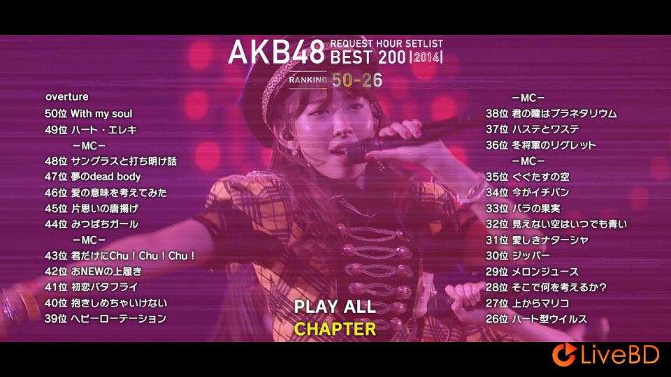AKB48 リクエストアワーセットリストベスト200 2014 (100~1ver.) (5BD) (2014) BD蓝光原盘 141.1G_Blu-ray_BDMV_BDISO_5 AKB48 リクエストアワーセットリストベスト200 2014 (100~1ver.) (5BD) (2014) BD蓝光原盘 141.1G_Blu-ray_BDMV_BDISO_5