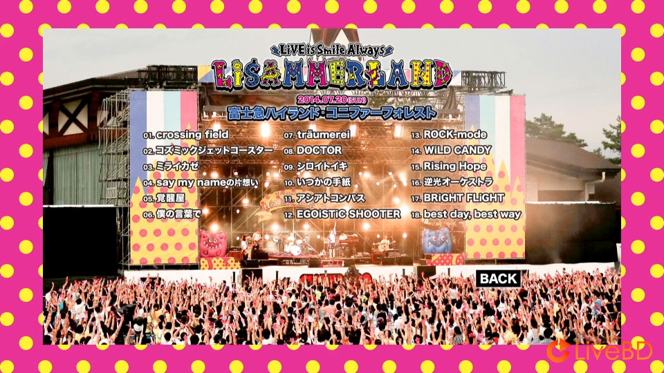 织部里沙 LiSA LiVE is Smile Always～LiSAMMERLAND～2014.07.20 (2015) BD蓝光原盘 22.1G_Blu-ray_BDMV_BDISO_1