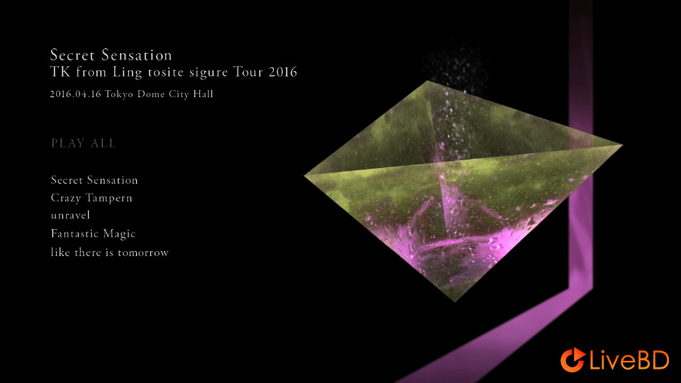 TK from 凛として時雨 white noise [完全生産限定盤A] (2016) BD蓝光原盘 8.4G_Blu-ray_BDMV_BDISO_1