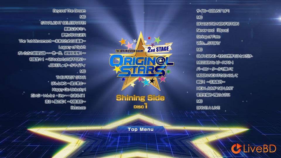 THE IDOLM@STER SideM 2nd STAGE~ORIGIN@L STARS~(5BD) (2017) BD蓝光原盘 163.7G_Blu-ray_BDMV_BDISO_1 THE IDOLM@STER SideM 2nd STAGE~ORIGIN@L STARS~(5BD) (2017) BD蓝光原盘 163.7G_Blu-ray_BDMV_BDISO_1