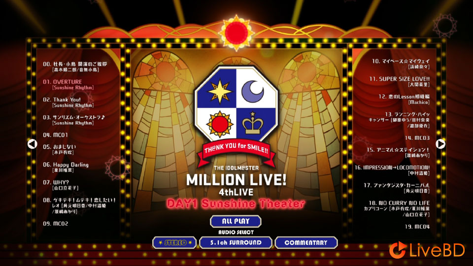 THE IDOLM@STER MILLION LIVE! 4thLIVE TH@NK YOU for SMILE!! (4BD) (2018) BD蓝光原盘 154.5G_Blu-ray_BDMV_BDISO_1 THE IDOLM@STER MILLION LIVE! 4thLIVE TH@NK YOU for SMILE!! (4BD) (2018) BD蓝光原盘 154.5G_Blu-ray_BDMV_BDISO_1