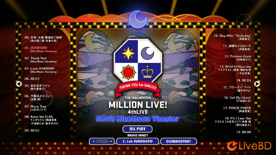 THE IDOLM@STER MILLION LIVE! 4thLIVE TH@NK YOU for SMILE!! (4BD) (2018) BD蓝光原盘 154.5G_Blu-ray_BDMV_BDISO_3 THE IDOLM@STER MILLION LIVE! 4thLIVE TH@NK YOU for SMILE!! (4BD) (2018) BD蓝光原盘 154.5G_Blu-ray_BDMV_BDISO_3