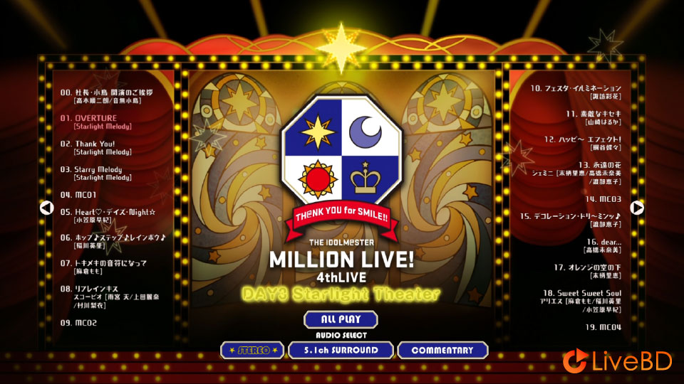 THE IDOLM@STER MILLION LIVE! 4thLIVE TH@NK YOU for SMILE!! (4BD) (2018) BD蓝光原盘 154.5G_Blu-ray_BDMV_BDISO_5 THE IDOLM@STER MILLION LIVE! 4thLIVE TH@NK YOU for SMILE!! (4BD) (2018) BD蓝光原盘 154.5G_Blu-ray_BDMV_BDISO_5