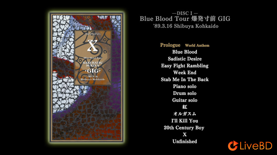 X JAPAN Blue Blood Tour 爆発寸前GIG (2018) BD蓝光原盘 17.5G_Blu-ray_BDMV_BDISO_1