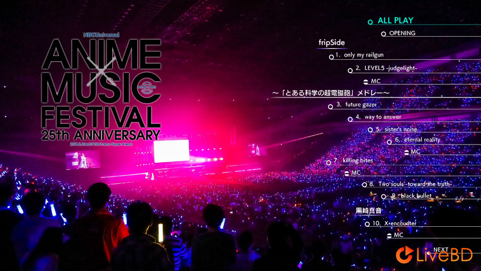 NBCUniversal ANIME x MUSIC FESTIVAL～25th ANNIVERSARY～(2018) BD蓝光原盘 46.1G_Blu-ray_BDMV_BDISO_1