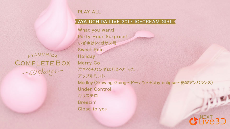 内田彩 AYA UCHIDA Complete Box～50Songs～[初回限定盤] (2018) BD蓝光原盘 44.1G_Blu-ray_BDMV_BDISO_1