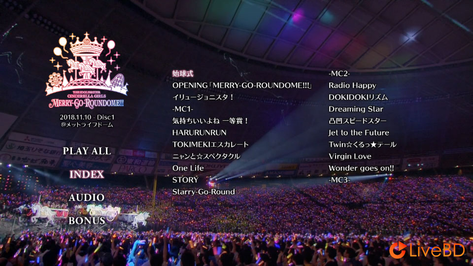 THE IDOLM@STER CINDERELLA GIRLS 6thLIVE MERRY-GO-ROUNDOME!!! @METLIFE DOME (5BD) (2019) BD蓝光原盘 172.2G_Blu-ray_BDMV_BDISO_1